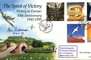 Spirit of Victory cover Sgd K A Wilkinson a BoB Pilot 616 Sq