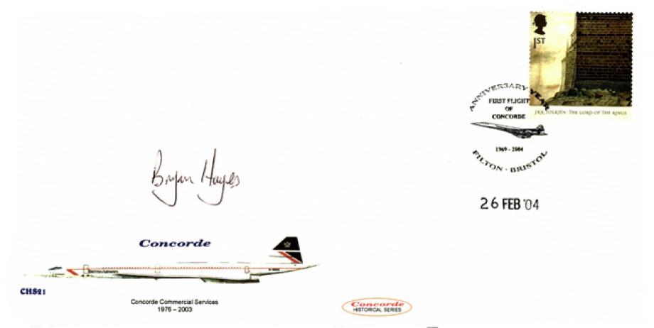 Concorde cover Sgd Bryan Hayes