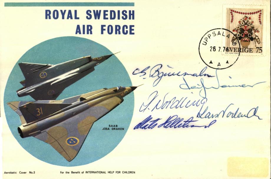 Royal Swedish Air Force cover Sgd Team