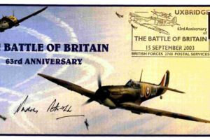 Battle of Britain cover Sgd Paddy Barthropp a BoB pilot with 602 Sq