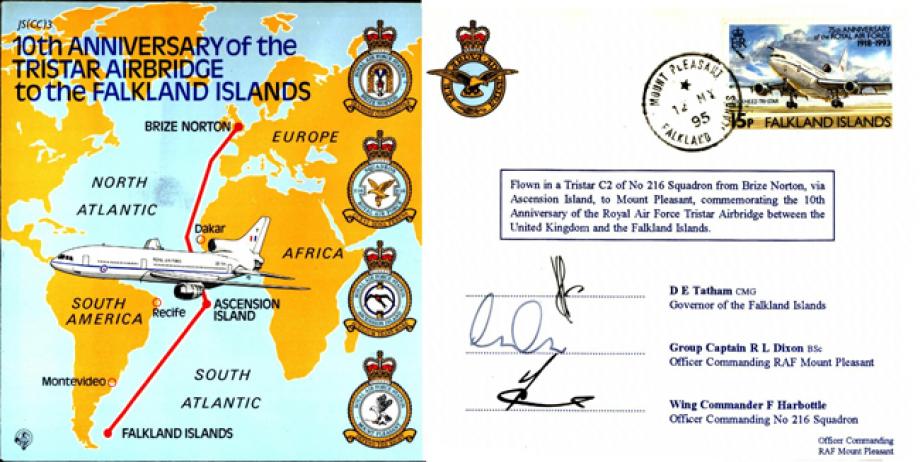 Falklands Tristar Airbridge cover Sgd Tatham Dixon and Harbottle