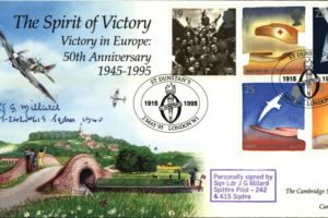 Spirit of Victory cover Sgd L J G Millard a BoB Pilot 615 Sq and 242 Sq