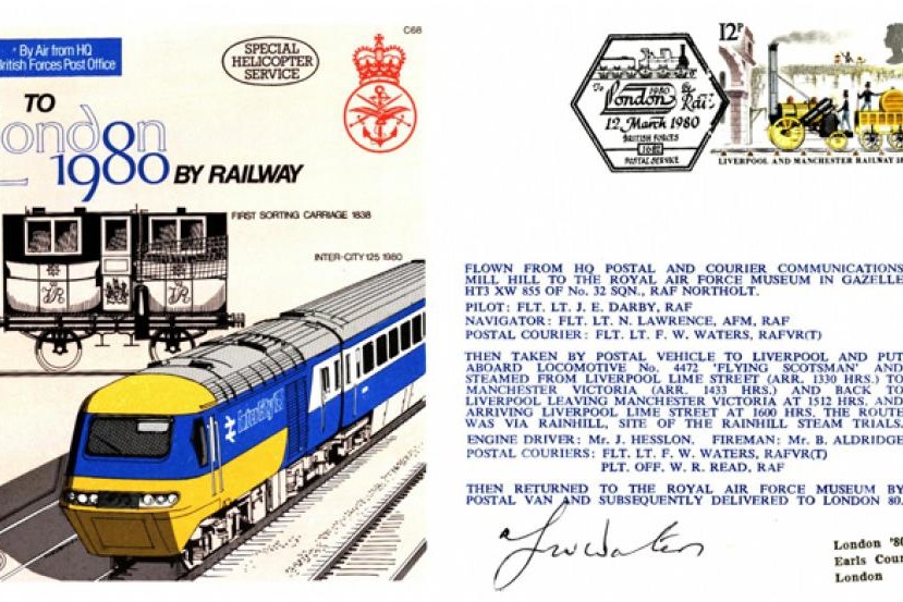 To London by Railway 1980 cover Sgd Darby