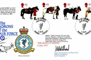 CC111 Squadron FDC Signed by WC M A Williams the OC of 203 Squadron