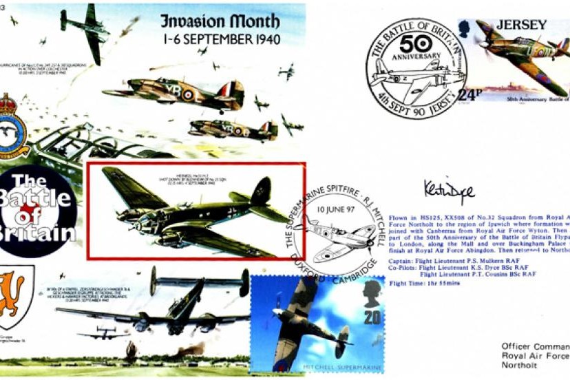 Invasion Month 1-6 September 1940 cover Sgd Copilot