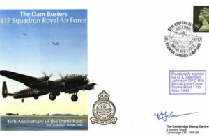 Dambusters 617 Squadron Cover Signed G L Johnson Mohne Dam