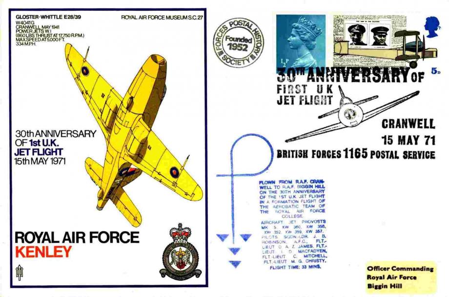 1st UK Jet Flight cover