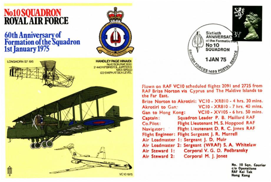 No 10 Squadron cover