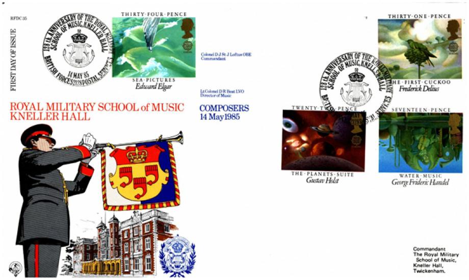 Royal Military School of Music FDC