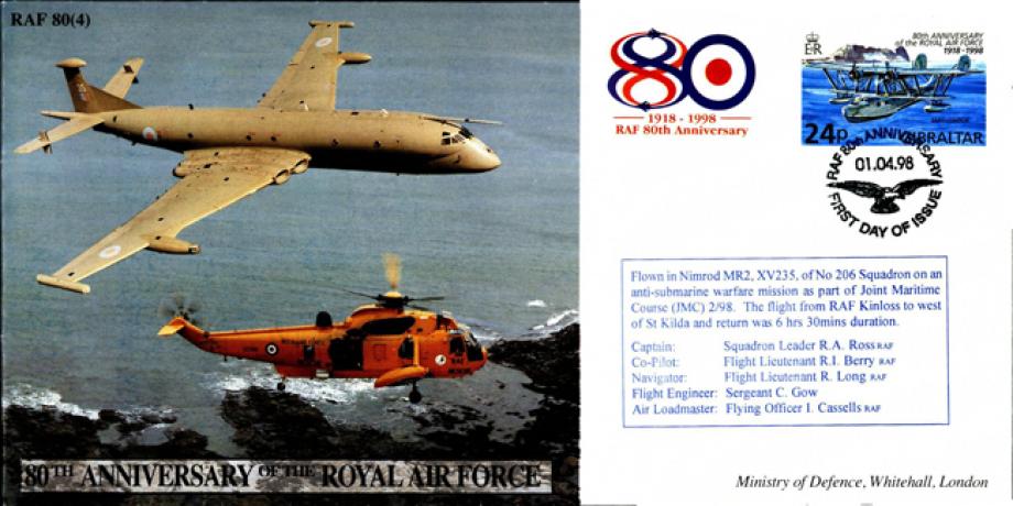 80th Anniversary of the RAF cover