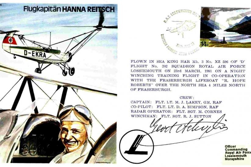 Flugkapitan Hanna Reitsch the Test Pilot cover Sgd Gerd Achgelis