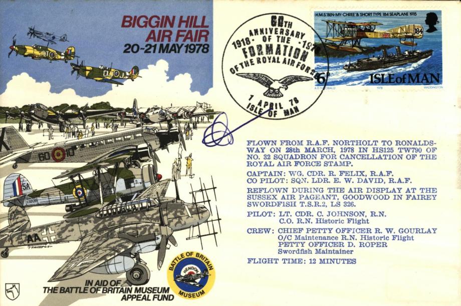 Biggin Hill Air Fair 1978 cover Unknown sig