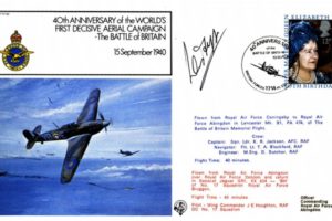 Battle of Britain Cover Signed by D Fopp 17 Squadron