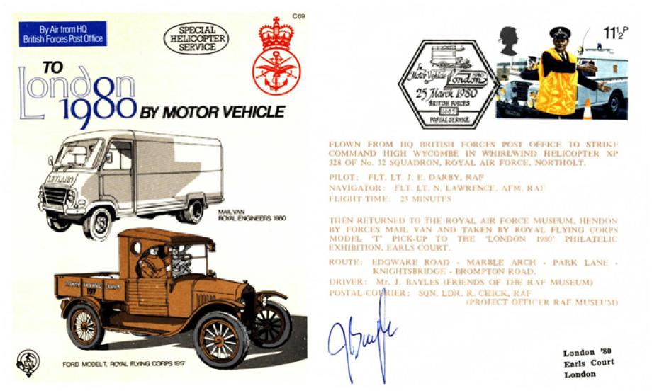 To London by Motor Vehicle 1980 cover Sgd pilot