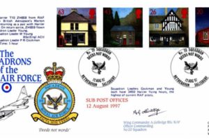 20 Squadron FDC Signed by WC A Golledge the OC of 20 Squadron