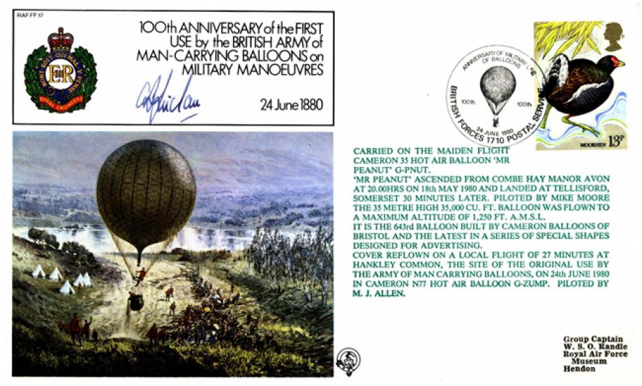 Balloons on manoeuvres cover Sgd G B Sinclair