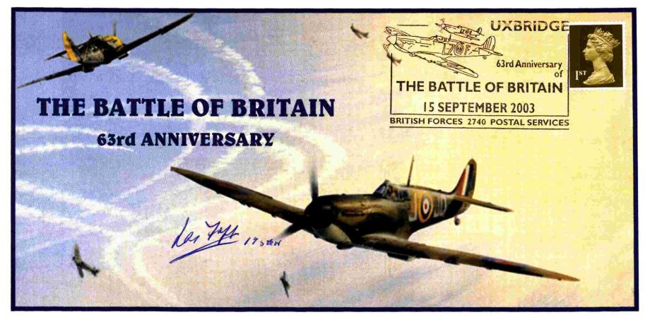 Battle of Britain cover Sgd Des Fopp a BoB pilot with 17 Sq and 132 Sq