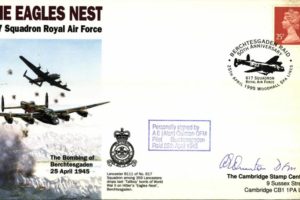 Dambusters 617 Squadron Cover Signed Alan Quinton Eagles Nest