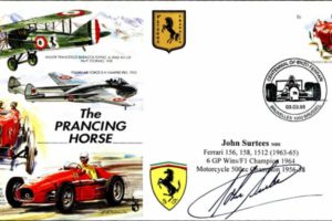 Prancing Horse 1997 cover Sgd John Surtees