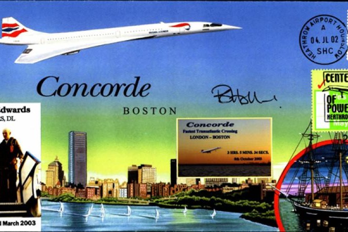 Concorde cover Sgd Brian Holland