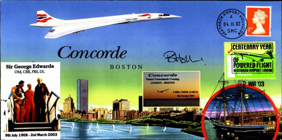 Concorde cover Sgd Brian Holland