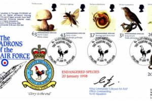 43 Squadron FDC Signed by WC S Bryant the OC of 43 Squadron