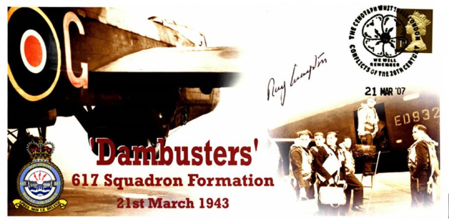 Dambusters 617 Squadron Cover Signed Ray Grayston