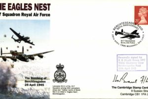 Dambusters 617 Squadron Cover Signed Hugh Evans Eagles Nest