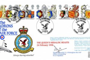 23 Squadron FDC Signed by WC D L Whittingham the OC of 23 Squadron