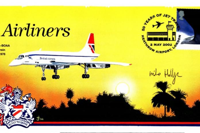 Concorde Cover Signed M Hollyer