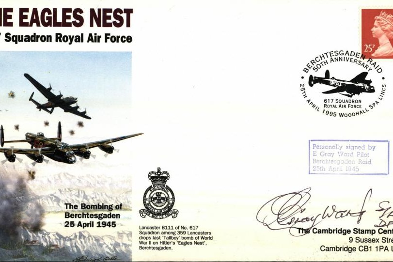 Dambusters 617 Squadron Cover Signed Gray Ward Eagles Nest