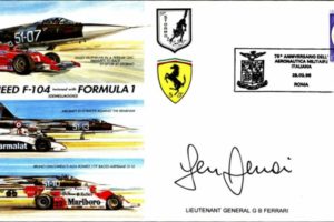 Lockheed F-104 cover Sgd G B Ferrari