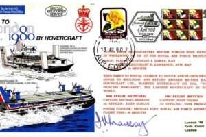 To London by Hovercraft 1980 cover Sgd Mackay