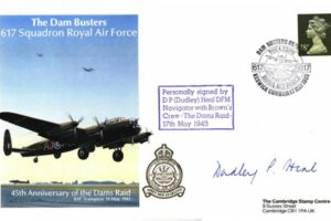 Dambusters 617 Squadron Cover Signed Dudley Heal Chastise