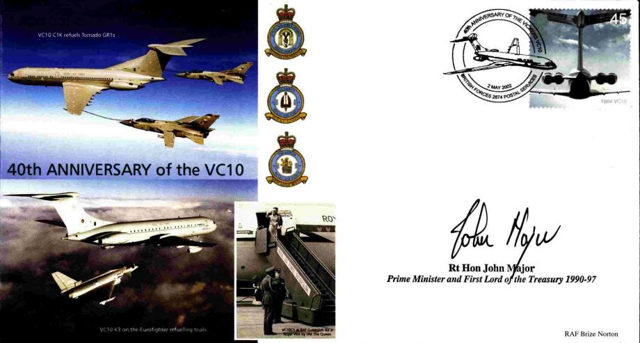 VC10 cover Sgd John Major