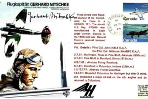 Flugkapitan Gerhard Nitschke the Test Pilot cover Sgd Gerhard Nitschke