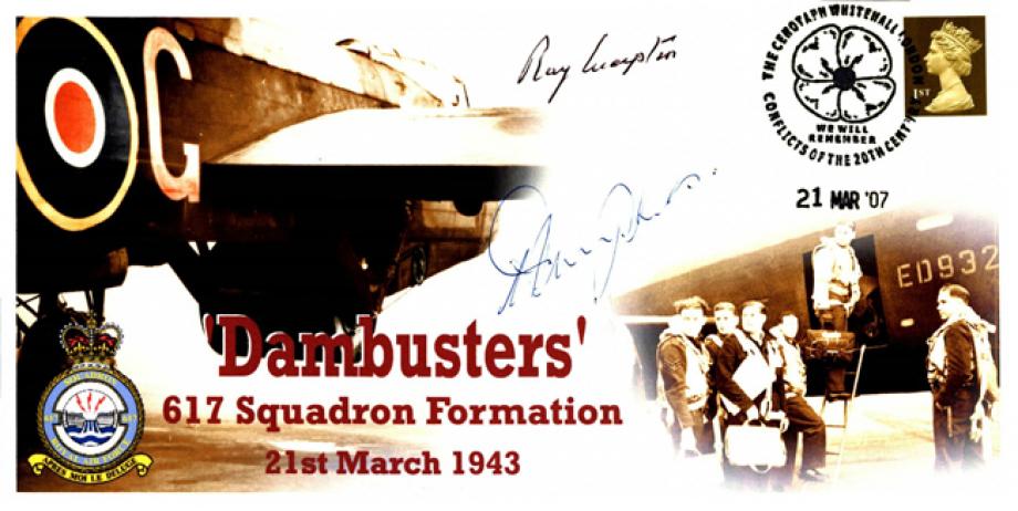 Dambusters 617 Squadron Cover Signed Ray Grayston