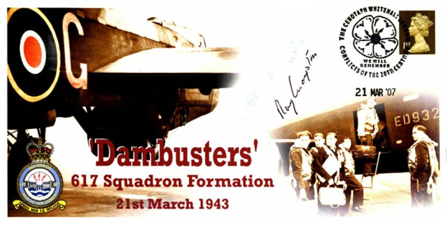 Dambusters 617 Squadron Cover Signed 2 Dambusters