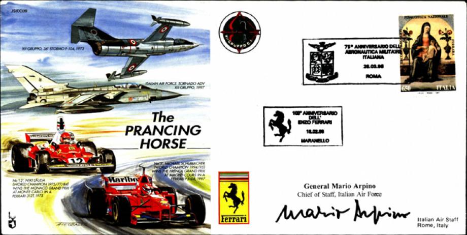 Prancing Horse cover Sgd Gen M Arpino