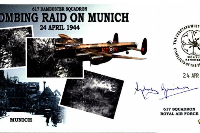 Dambusters 617 Squadron Cover Signed Sydney Grimes