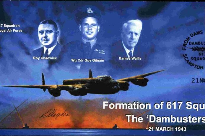 Dambusters 617 Squadron Cover Signed Reg Blagdon