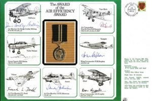 Air Efficiency Award, Large signed cover