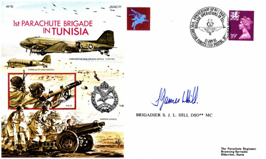 1st Parachute Brigade in Tunisia cover Sgd Brig S J L Hill