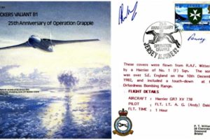 Vickers Valiant B1 cover Signed Hubbard and Lord Penney