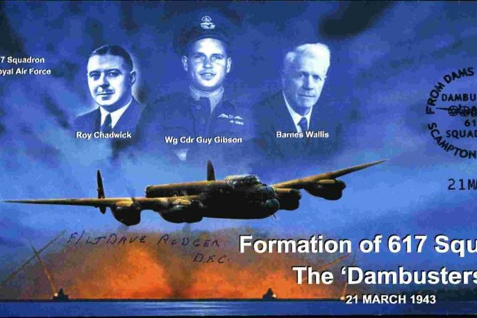 Dambusters 617 Squadron Cover Signed Dave Rodger Dams Raid