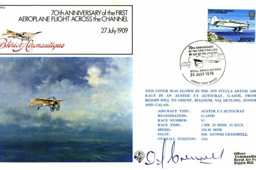 First aeroplane flight across the Channel cover