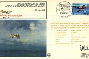 First aeroplane flight across the Channel cover