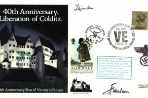 Colditz Cover Signed T Kimber And J Wilson