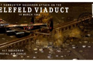 Dambusters 617 Squadron Cover Signed John Bell Bielefeld Viaduct