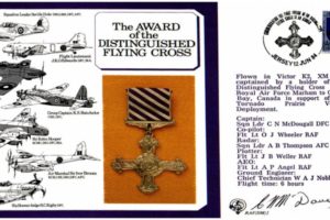 Distinguished Flying Cross cover Signed C N McDougall